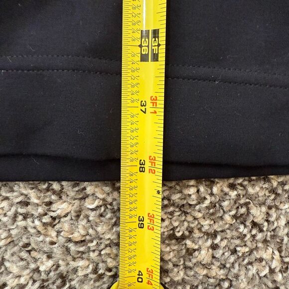 Joseph Ribkoff Black Wiggle Pencil Dress Small S 4 Mock Wrap - Picture 7 of 7